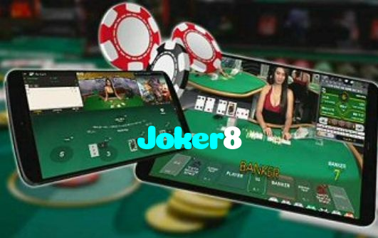 Joker8 casino presented on mobile device in Pakistan with slots and live games